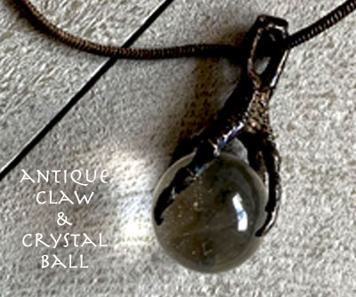 Antique Claw & Crystal Ball